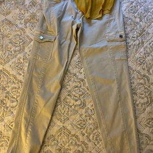 WHBM crop gray pants size 8